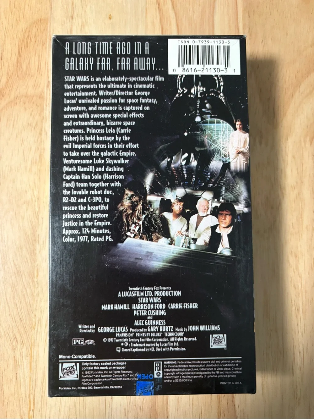 Star Wars Trilogy Box Set - Black, Red, Blue Great condition 1992
